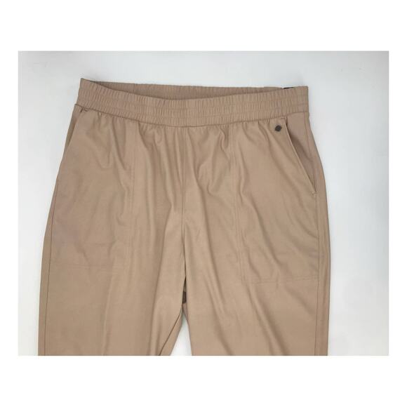 CALIA Women's Barely Khaki Ath-Leather High Rise Jogger Pants Plus Size XXL - Picture 4 of 10